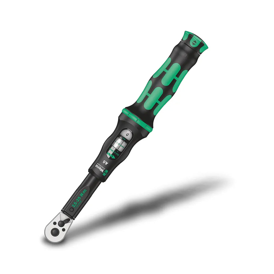 WERA Click-Torque A 5 1/4" Torque Wrench w/ Reversible Ratchet 2.5-25 Nm WER075604