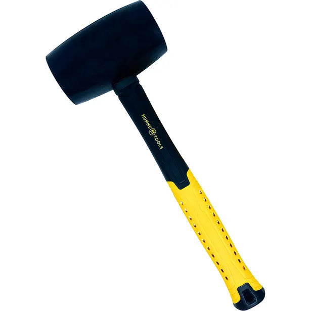 MUMME 32OZ/900G FIBERGLASS HANDLE RUBBER MALLET BLACK - RUBBER GRIP 5RMFG32B