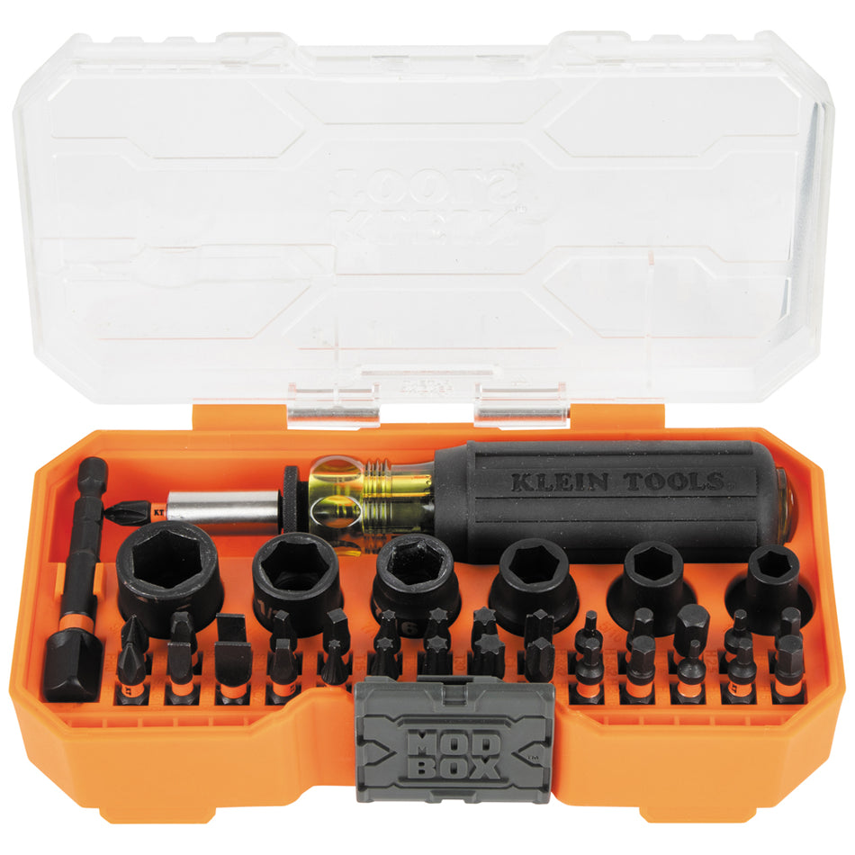 Klein ProFlex Impact Screwdriver Bit and Socket Set, 38-Piece