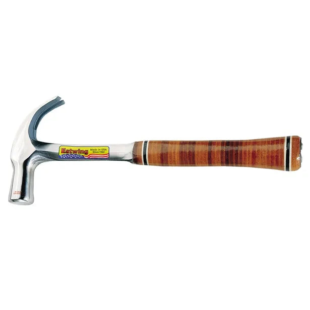 ESTWING 24OZ LEATHER GRIP CLAW HAMMER