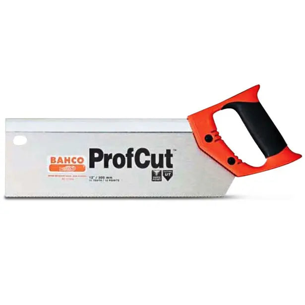 BAHCO PROFESSIONAL CUT TENON SAW, 300MM, FOR FINE TO MEDIUM COARSE MAT. 11/12 TPI PC12TEN