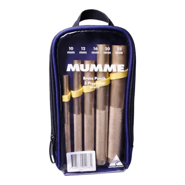 MUMME BRASS PUNCH SET - 5 PIECE 4BPSET5