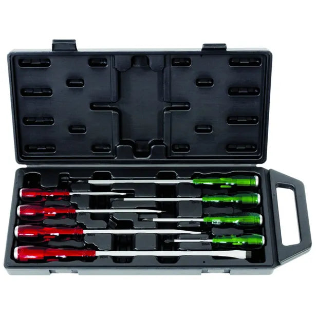 SIDCHROME 8 PIECE INDUSTRIAL THRU TANG SCREWDRIVER SET SCMT29110