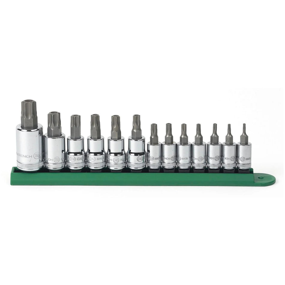 GEARWRENCH 80725 13 Piece TORX® Tamper-Proof Bit Socket Set