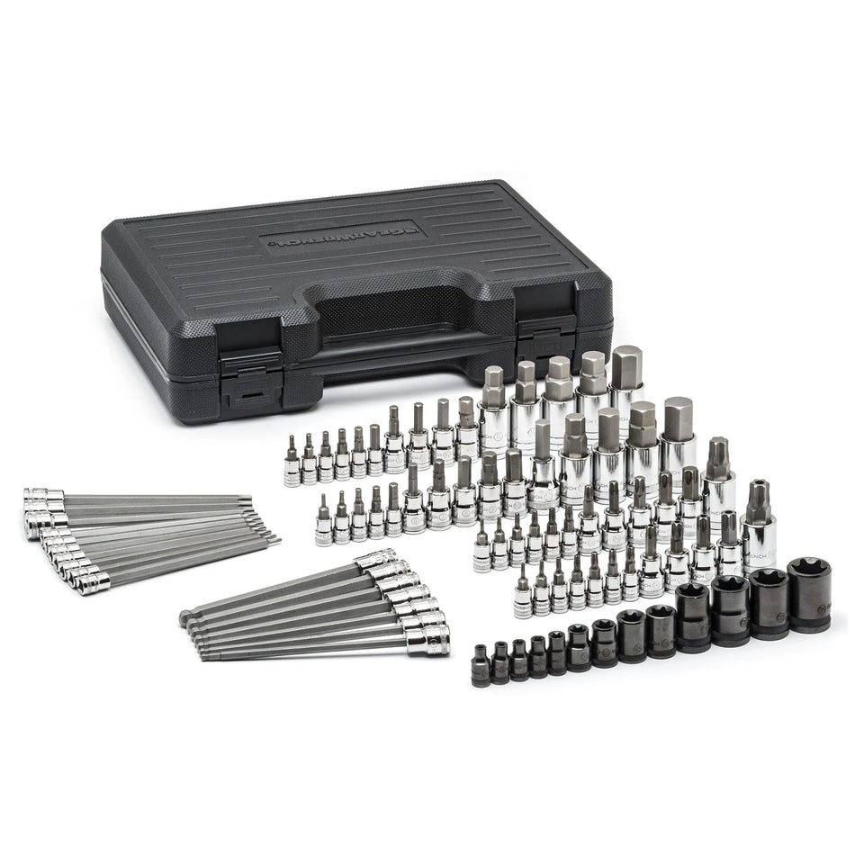 GEARWRENCH 80742 84 Piece Master Hex and Torx® Bit Socket Set METRIC/SAE