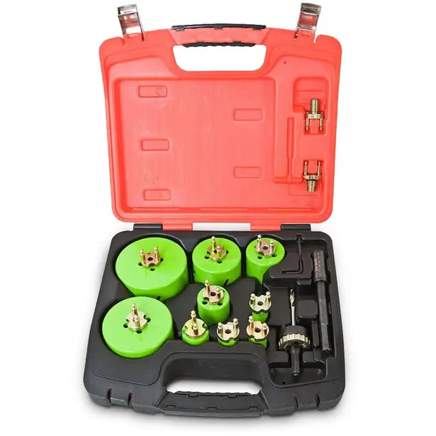 CRESCENT 20-92MM BI-METAL QUICK-CHANGE HOLESAW SET FOR ELECTRICIANS - 23 PIECE