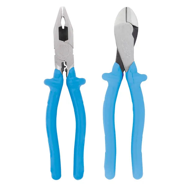 CHANNELLOCK PLIER  2 PIECE LINESMAN & DIAGONAL ELECTRICIAN PG-2