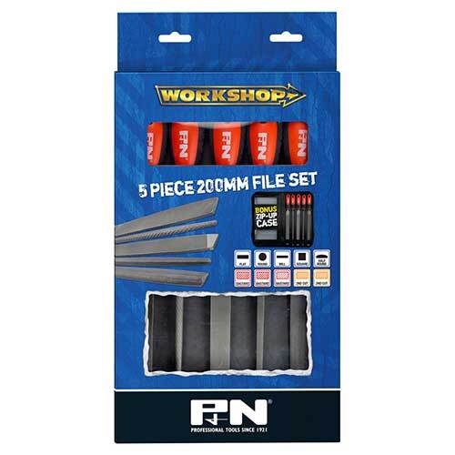 P&N 300SE0085 File Flat Engineer Set 200mm 5 Piece