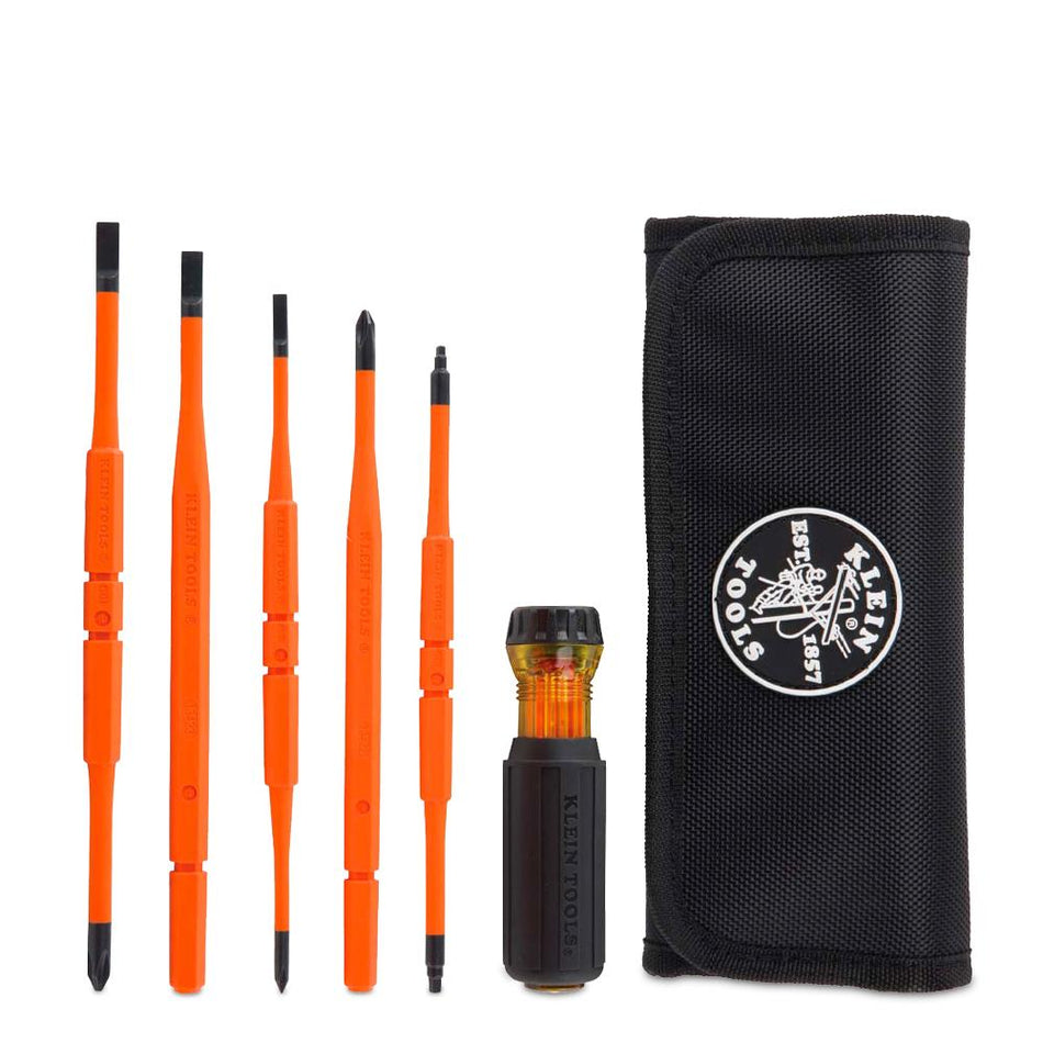 Klein A-32288 8-in-1 1000V Insulated Interchangeable Screwdriver Set