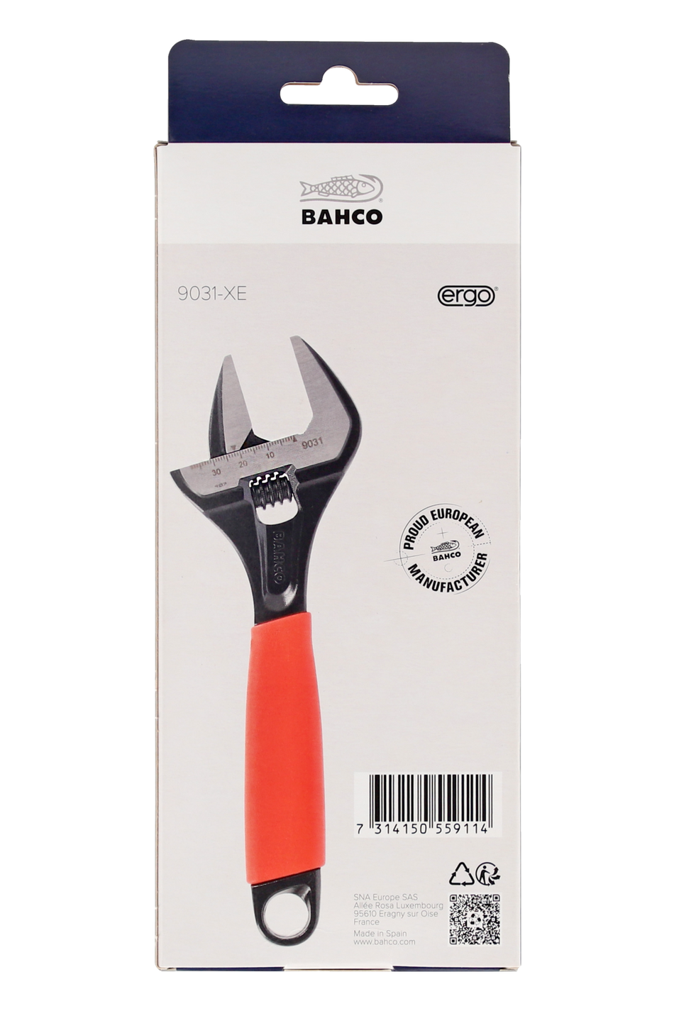 BAHCO 200mm (8inch) Adjustable Wrench 9031-XE XMAS (LIMITED STOCK)