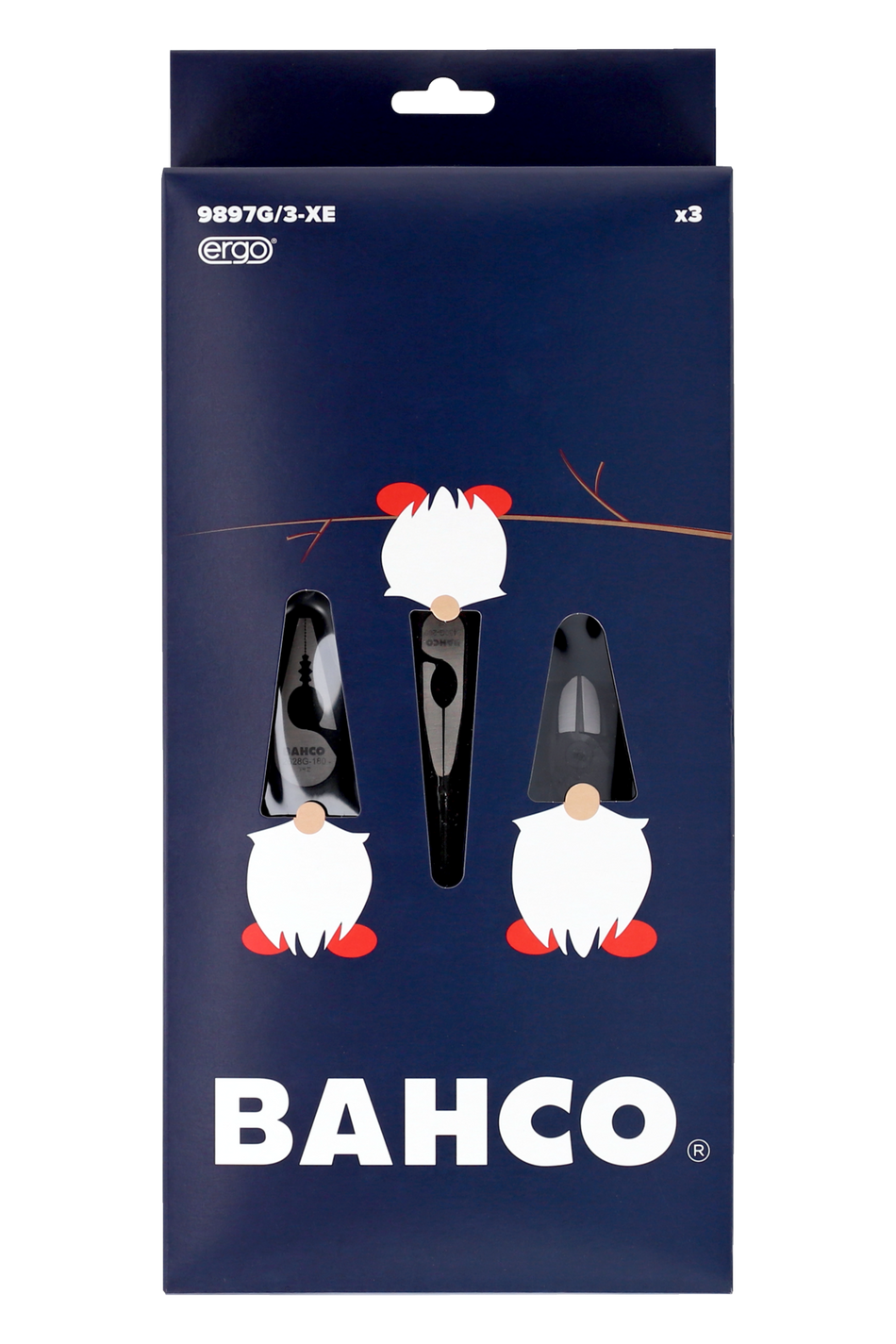 Bahco ERGO™ All-Round Pliers Tool Set - 3 pcs  9897G/3-XE XMAS (LIMITED STOCK)