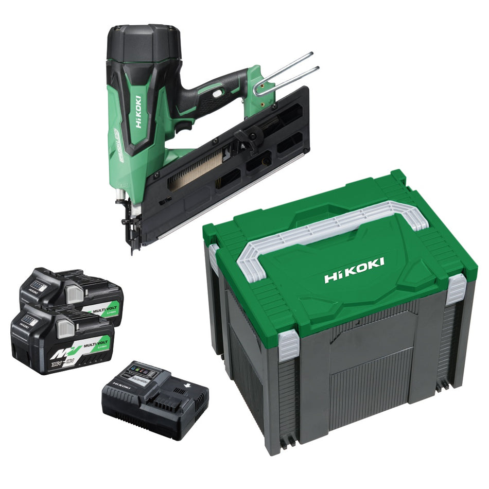 HiKOKI NR1890DBCL(HRZ) 18V/36V MultiVolt Lithium-Ion Brushless Framer – Framing Nailer Combo Kit