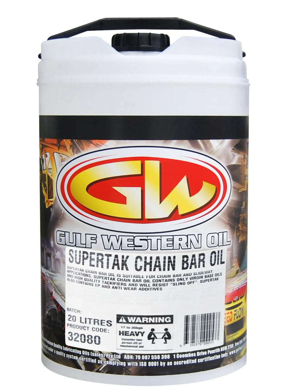 Gulf Western Supertak Chain Bar Oil 20L