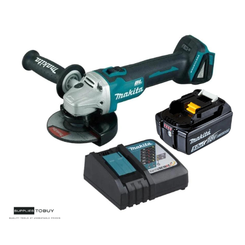 Makita DGA504-51STB 18V 5.0Ah 125mm(5") Cordless Brushless Angle Grinder Kit