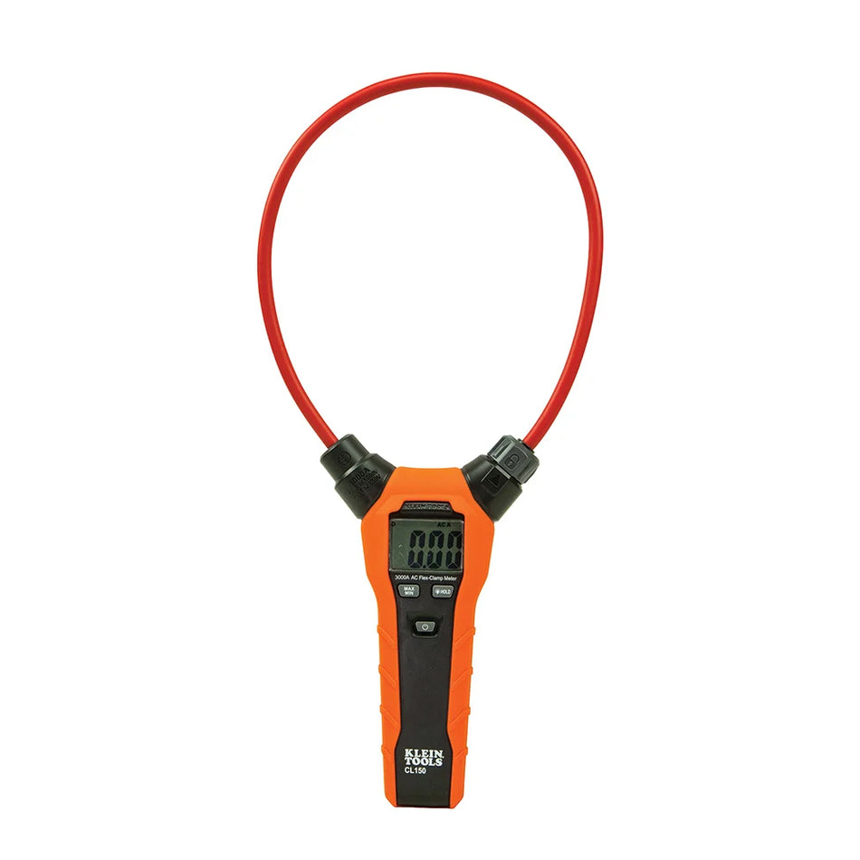 KLEIN Tools A-CL150 Clamp Meter, Digital AC Electrical Tester with 45.7cm Flexible Clamp