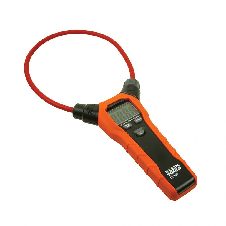 KLEIN Tools A-CL150 Clamp Meter, Digital AC Electrical Tester with 45.7cm Flexible Clamp