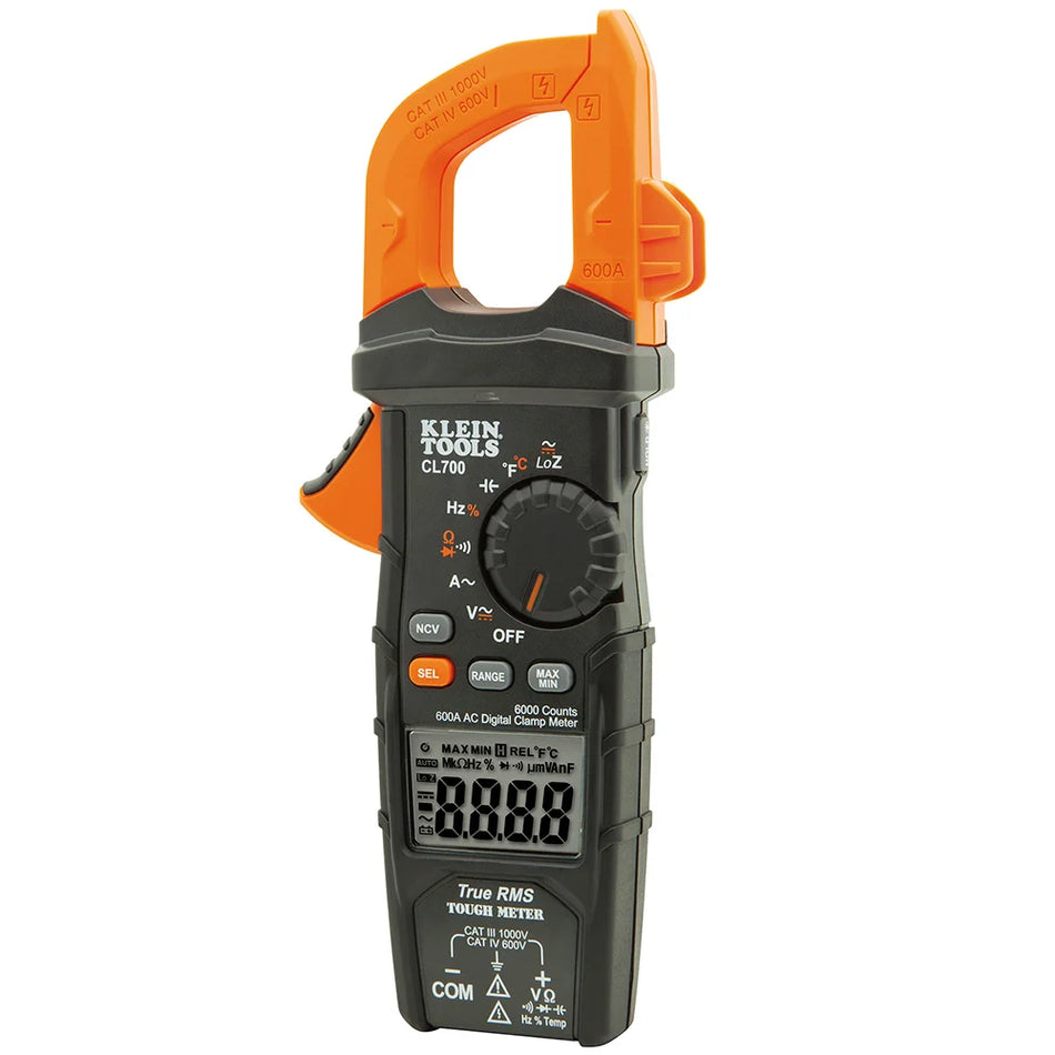 KLEIN Tools A-CL700 Digital Clamp Meter, AC Auto-Ranging TRMS, Low Impedance (LoZ) Mode