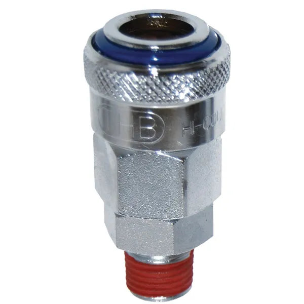 THB 1/4" SOCKET MALE SINGLE ACTION COUPLER NITTO STYLE