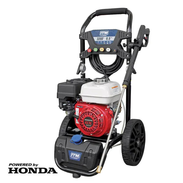 ITM PETROL PRESSURE WASHER GX200 HONDA ENGINE 3200PSI 9.5L/MIN