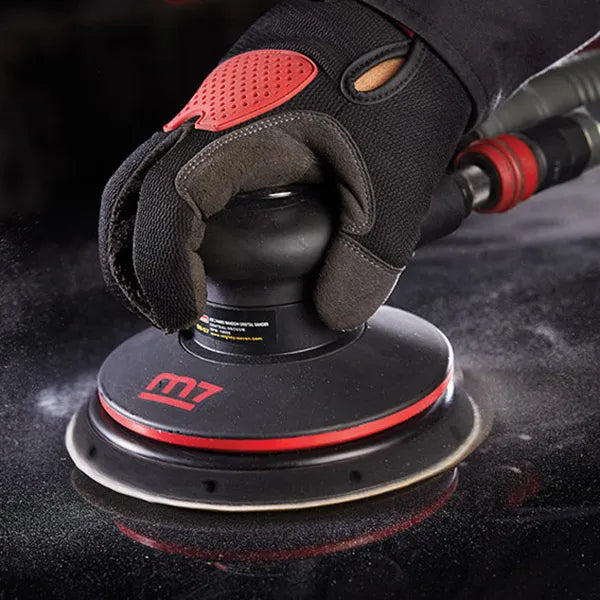 M7 RANDOM ORBITAL SANDER, 2.5MM ORBIT, CENTRAL VACUUM, 150MM VELCRO 15 HOLE PAD