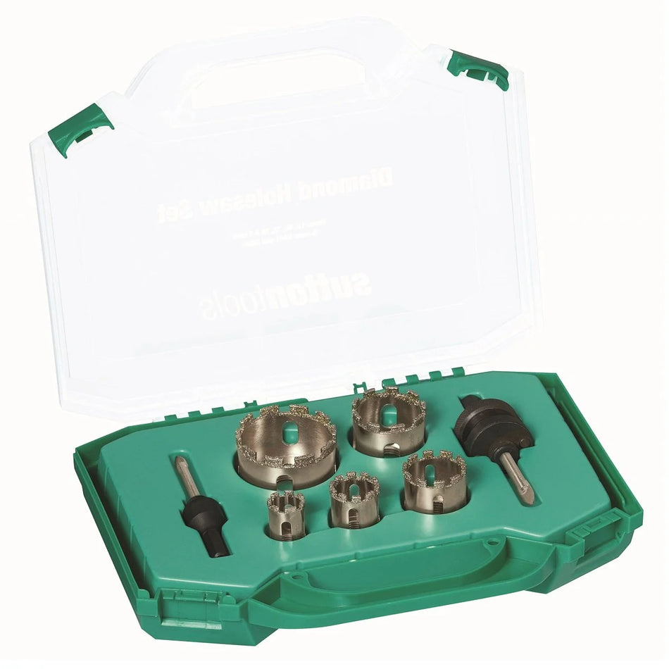 Sutton Tool H1150007 Diamond Grit Holesaw Set H115 7 Piece