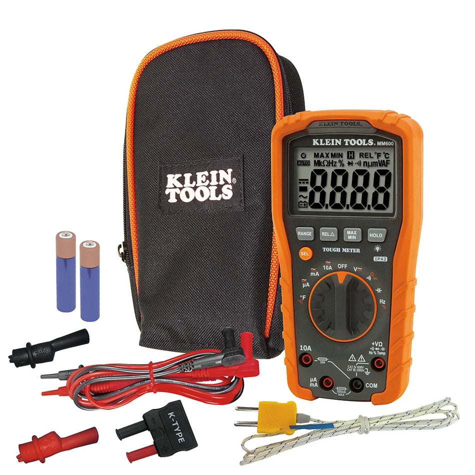 KLEIN Tools A-MM600 Digital Multimeter, Auto-Ranging, 1000V