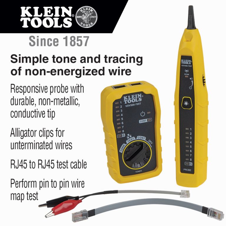 KLEIN Tools A-VDV500-705 Tone & Probe Test and Trace Kit with Generator